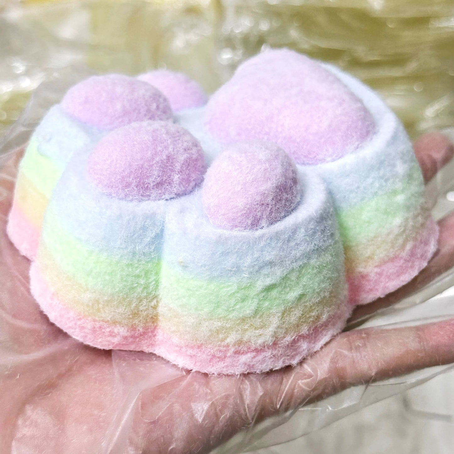 Rainbow Paw Handmade Taba Squishy - Ultra Soft Silicone Squishy