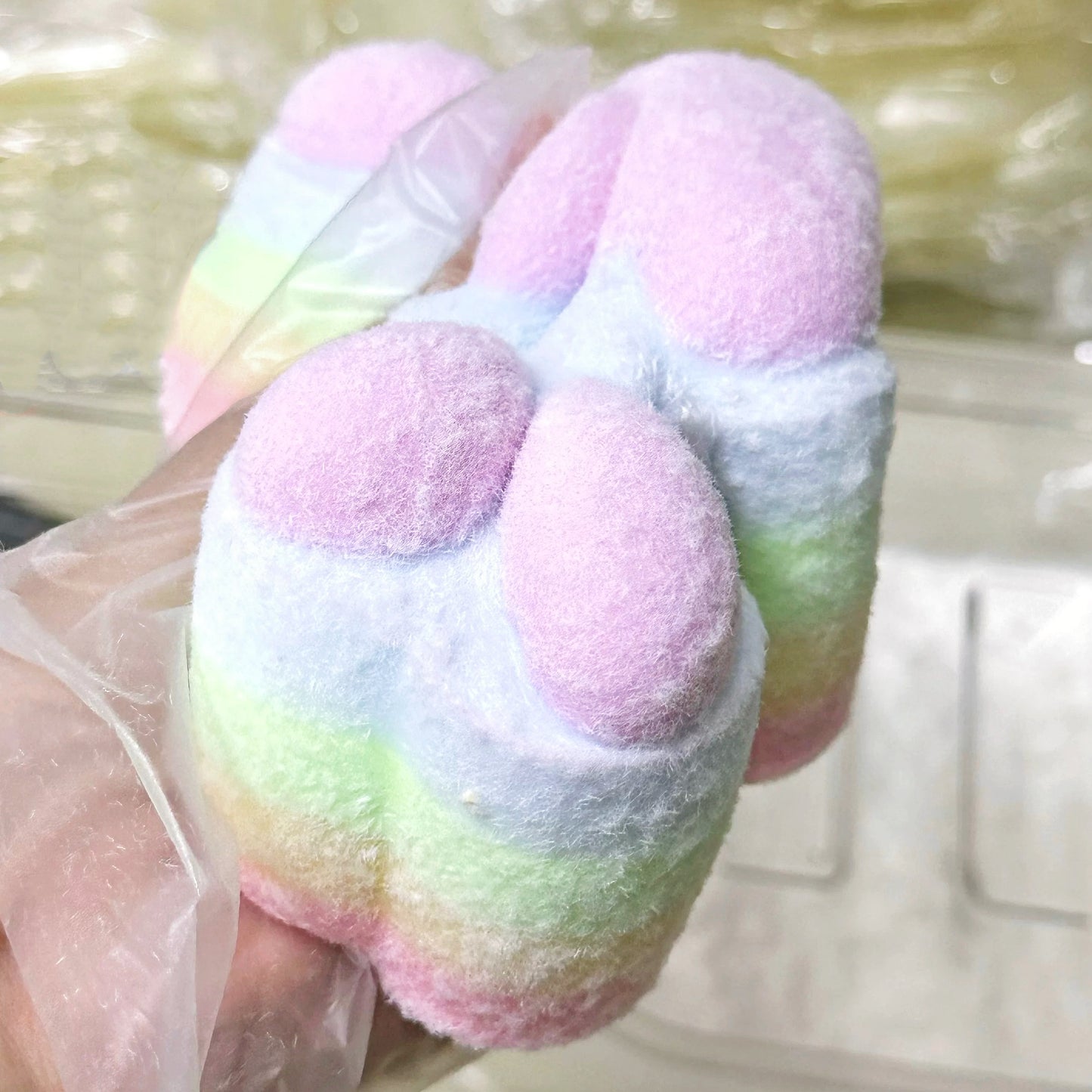 Rainbow Paw Handmade Taba Squishy - Ultra Soft Silicone Squishy