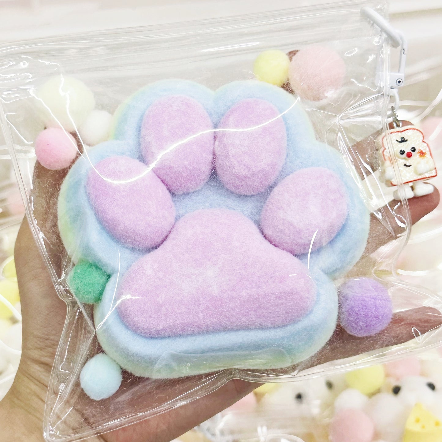Rainbow Paw Handmade Taba Squishy - Ultra Soft Silicone Squishy