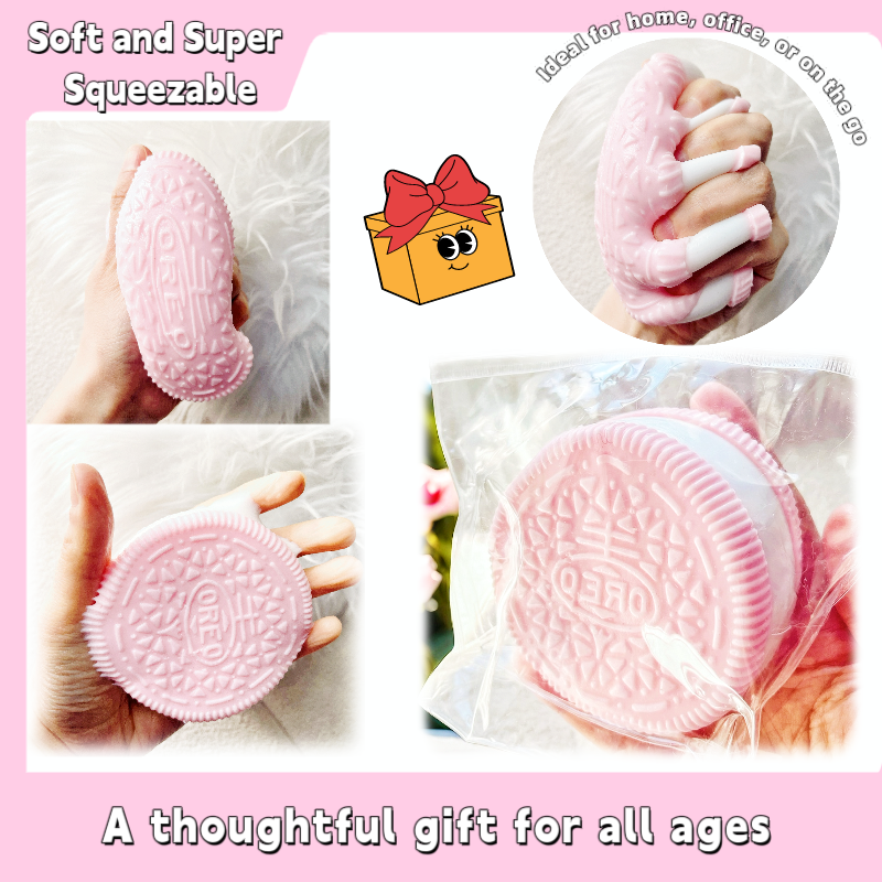Oreo Handmade Taba Squishy - Ultra Soft Silicone Squishy