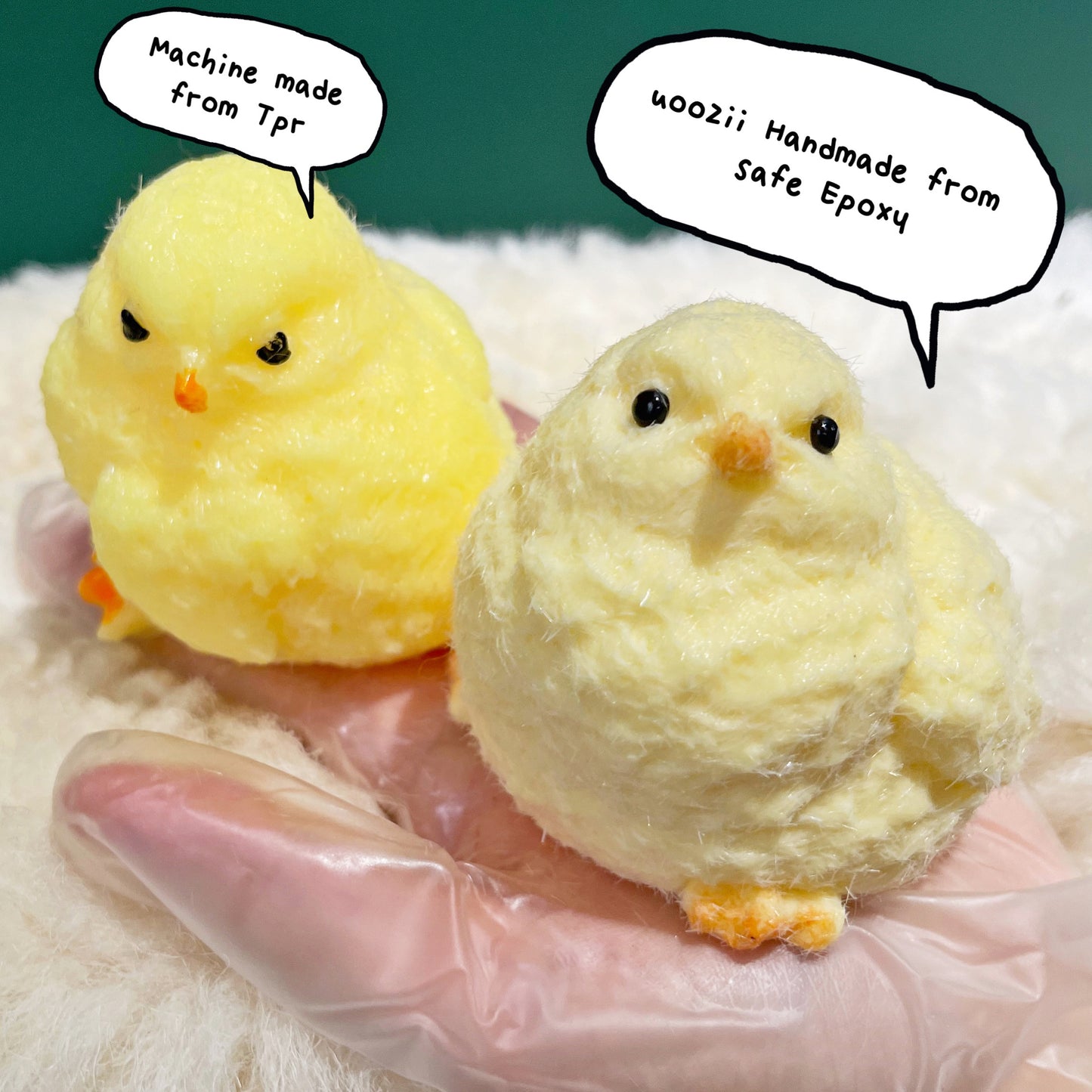 Chicken Handmade Taba Squishy - Ultra Soft Silicone Squishy