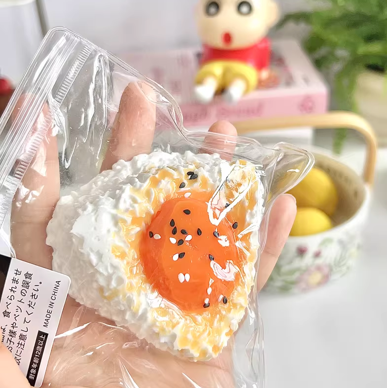 Onigiri Handmade Taba Squishy - Ultra Soft Silicone Squishy