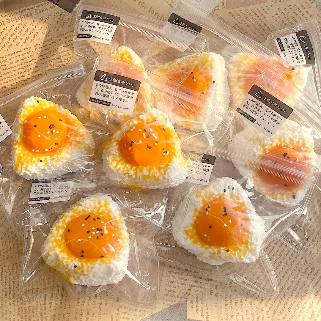 Onigiri Handmade Taba Squishy - Ultra Soft Silicone Squishy